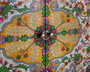 GINER Y COLOMER Aparador multicolor de madera de mango